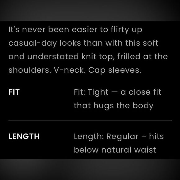 LOFT Short Sleeve Flutter Sleeve White Ruched V-Neck Top. Shirt. Small. NWOT. - Picture 5 of 8